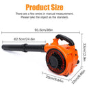 ✅ 2-STROKE PETROL LEAF BLOWER 300KM AIR SPEED Light-weight unit under 5kg