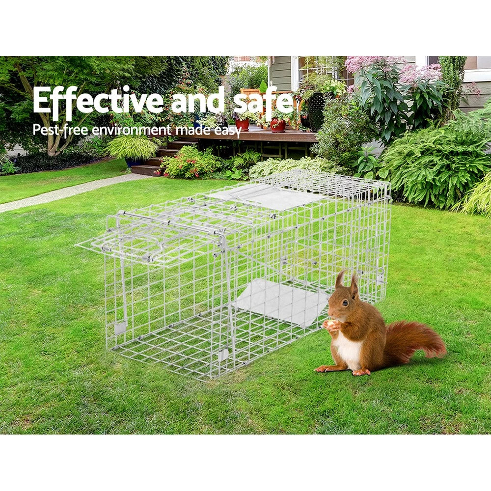 Animal Trap Humane Possum Cage Live Animal Safe Catch Rabbit Cat Hare