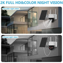 ✅Solar Security Camera IP Battery Powered Outdoor Wireless WiFi CCTV PTZ Camera