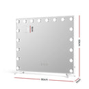 ✅Makeup Mirror 80x65cm Hollywood Vanity Mirrors w/ LED Light White Frame