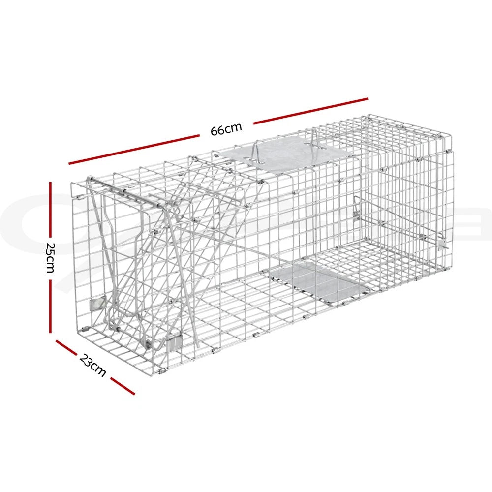 Animal Trap Humane Possum Cage Live Animal Safe Catch Rabbit Cat Hare