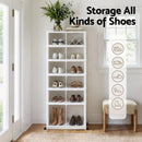 📦Foldable Shoe Storage Box 6 Tier 12 Pairs Stackable Organiser Entryway