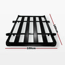 ✅1.6M Aluminium Alloy Car 4WD 4x4 Roof Rack Basket Cargo Luggage Carrier Box Bar