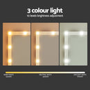 ✅Dressing Table Vanity Desk Set Stool 12 Led Bulbs White