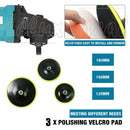 ✅Polisher Car Buffer Pad Electric Machine Tool Kit 6 Speed 1600W 240V 180mm 150mm
