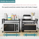 ✅Kitchen Microwave Oven Metal Shelf Rack Adjustable Stand Organizer Storage AU