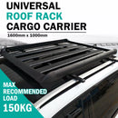 ✅1.6M Aluminium Alloy Car 4WD 4x4 Roof Rack Basket Cargo Luggage Carrier Box Bar