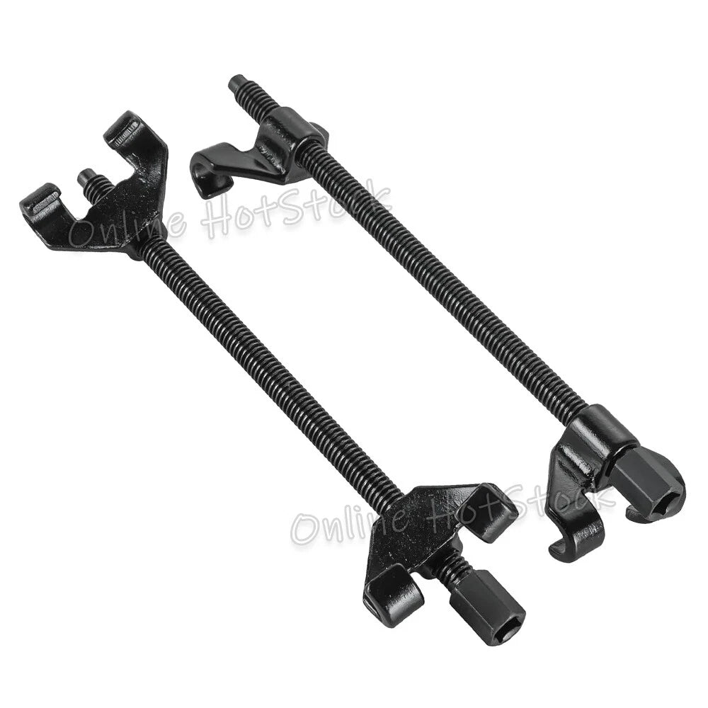 2X Coil Spring Shock Compressor Heavy Auto Remover Installer Suspension Tool Kit