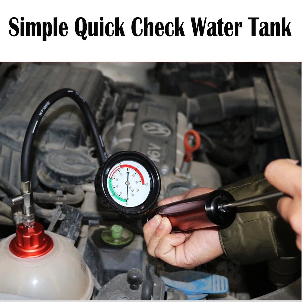 Coolant Pressure Tester Radiator Pressure Tester Cooling System Leak Detector AU