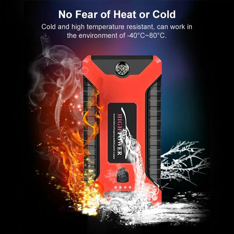 99800mAh Car Jump Starter Power Bank Pack Vehicle Battery Charger Engine Booster