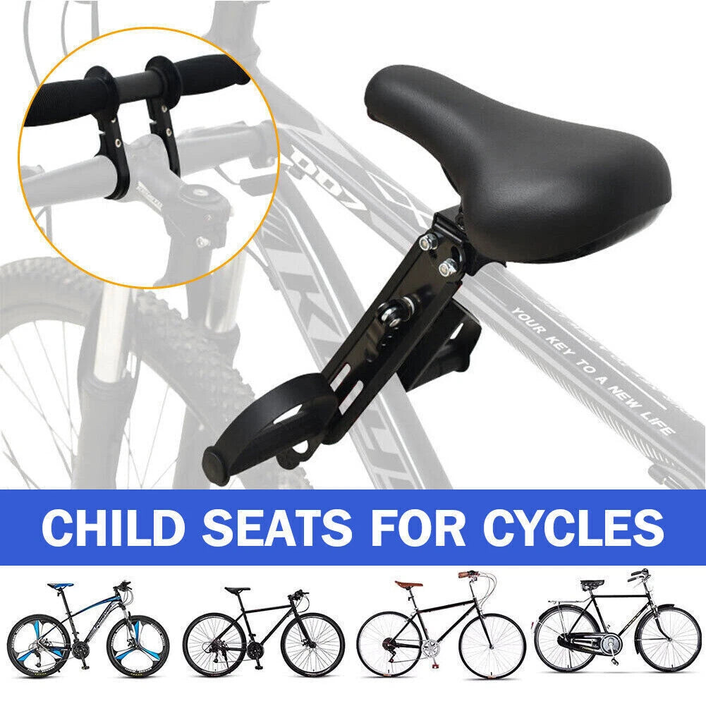 Bike Front Mounted Child Seat Kids Top Tube Bicycle Detachable Child Armrest AU