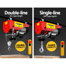 ✅Electric Hoist Winch 125/250KG Rope Tool Remote Chain Lifting Cable 18M