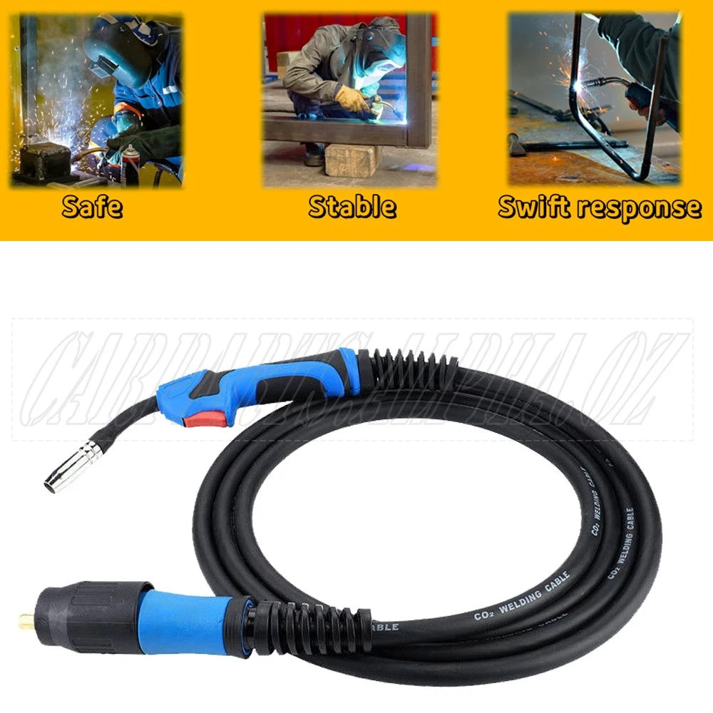 Welding Torch Gun Gas Shielded Binzel Euro Connector 4M AU