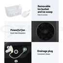 ✅Portable Ice Maker Machine Ice Cube Tray 12kg Bar Countertop Black
