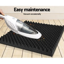 ✅40 pcs Acoustic Foam Sound Absorption Panels Eggshell 50X50X5CM