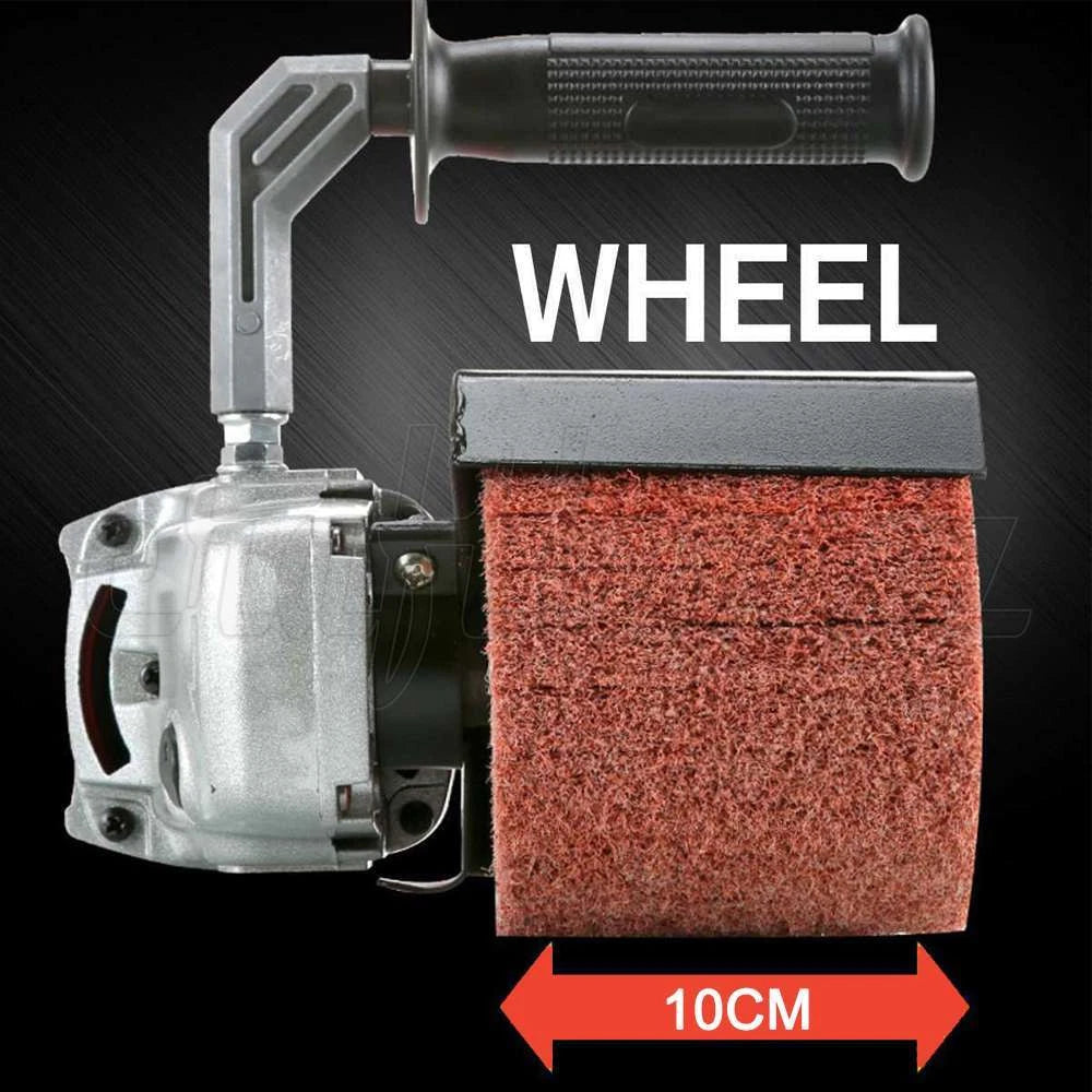 Electric Burnishing Polishing Drawing Machine Drum Sander 2 Grinding Wheel 1600w