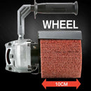 ✅Electric Burnishing Polishing Drawing Machine Drum Sander 2 Grinding Wheel 1600w