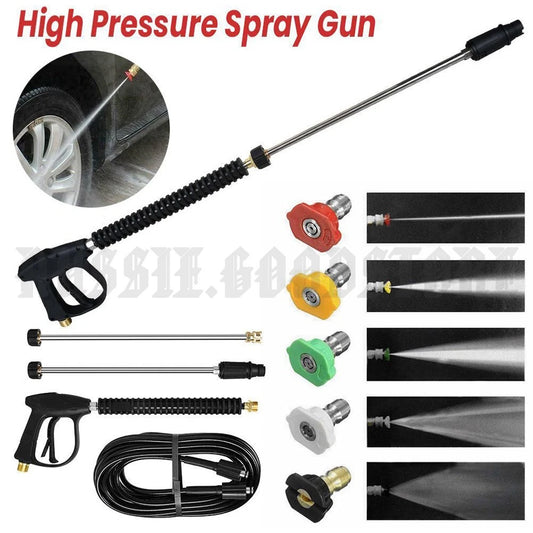 4500PSI High Pressure Spray Gun Washer w/Nozzle 10m Water Tool Replacements OZ