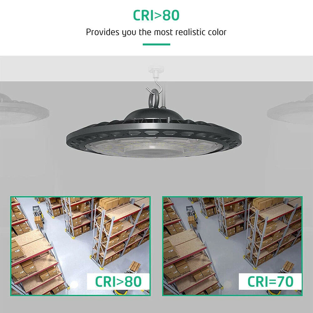 High Low Bay LED Lights 100W UFO Industrial Workshop Warehouse Factory Lamp