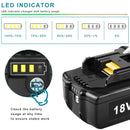 2 Pack 6.0AH Battery For Makita 18V for LXT BL1860 BL1840 BL1830 BL1850 Li-Ion