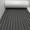 240×90cm Boat Decking EVA Foam Sheet Marine Yacht Teak Flooring Carpet Dark Grey