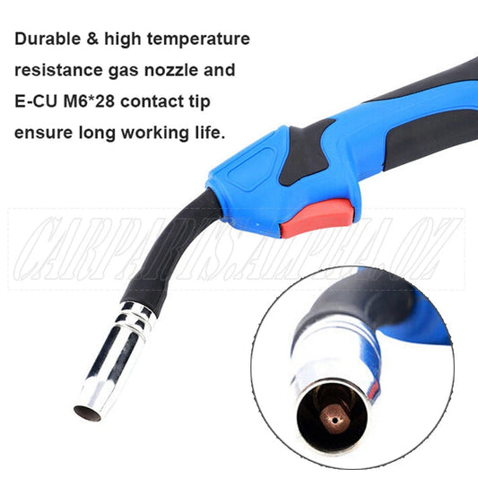 Welding Torch Gun Gas Shielded Binzel Euro Connector 4M AU