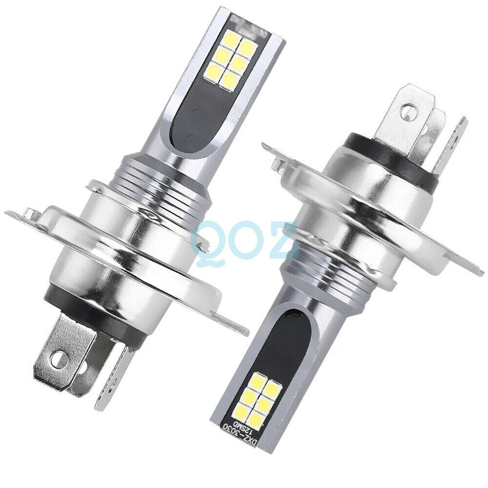 2x H4 LED Headlight Bulbs Kit Lamp Car 6500K Globes High Low Beam 14000LM