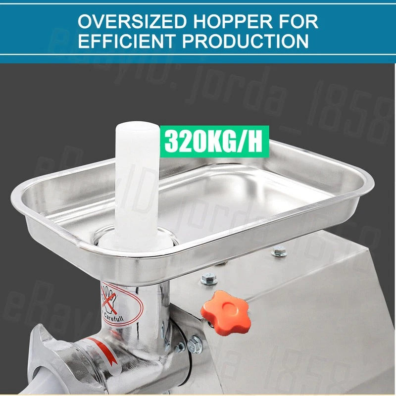 2200W Commercial Meat Grinder Electric Mincer Sausage Filler Maker 320kg/h