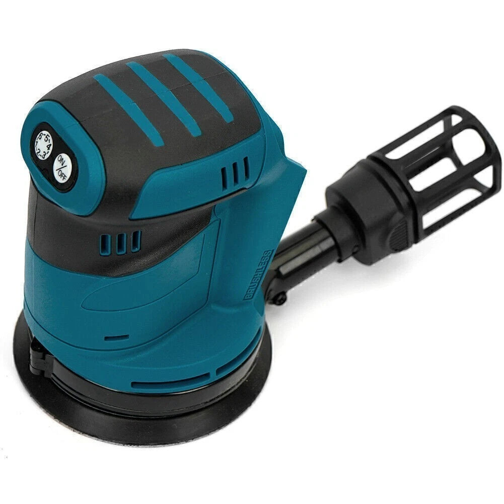 Brushless Cordless Random Orbital Sander Polisher 125mm For Makita 18v Battery
