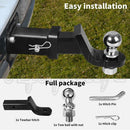 2" 50mm Towbar Tongue Tow Bar Ball Mount Hitch Trailer 4WD Car Caravan Boat New