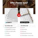 ✅10 Trays Food Dehydrator Stainless Steel Fruit Dehydrators Jerky Dryer