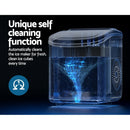 ✅Portable Ice Maker Machine Ice Cube Tray 12kg Bar Countertop Black
