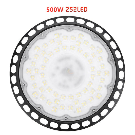 High Low Bay LED Lights 500W UFO Industrial Workshop Warehouse Factory Lamp