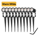 10X Garden Lights LED Spotlights Landscape Outdoor Waterproof 5W Floodlight 12V Warm Light