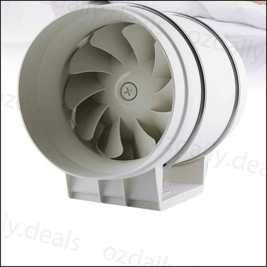 6 Extractor Fan Duct Hydroponic Inline Exhaust Vent Industrial+Remote New