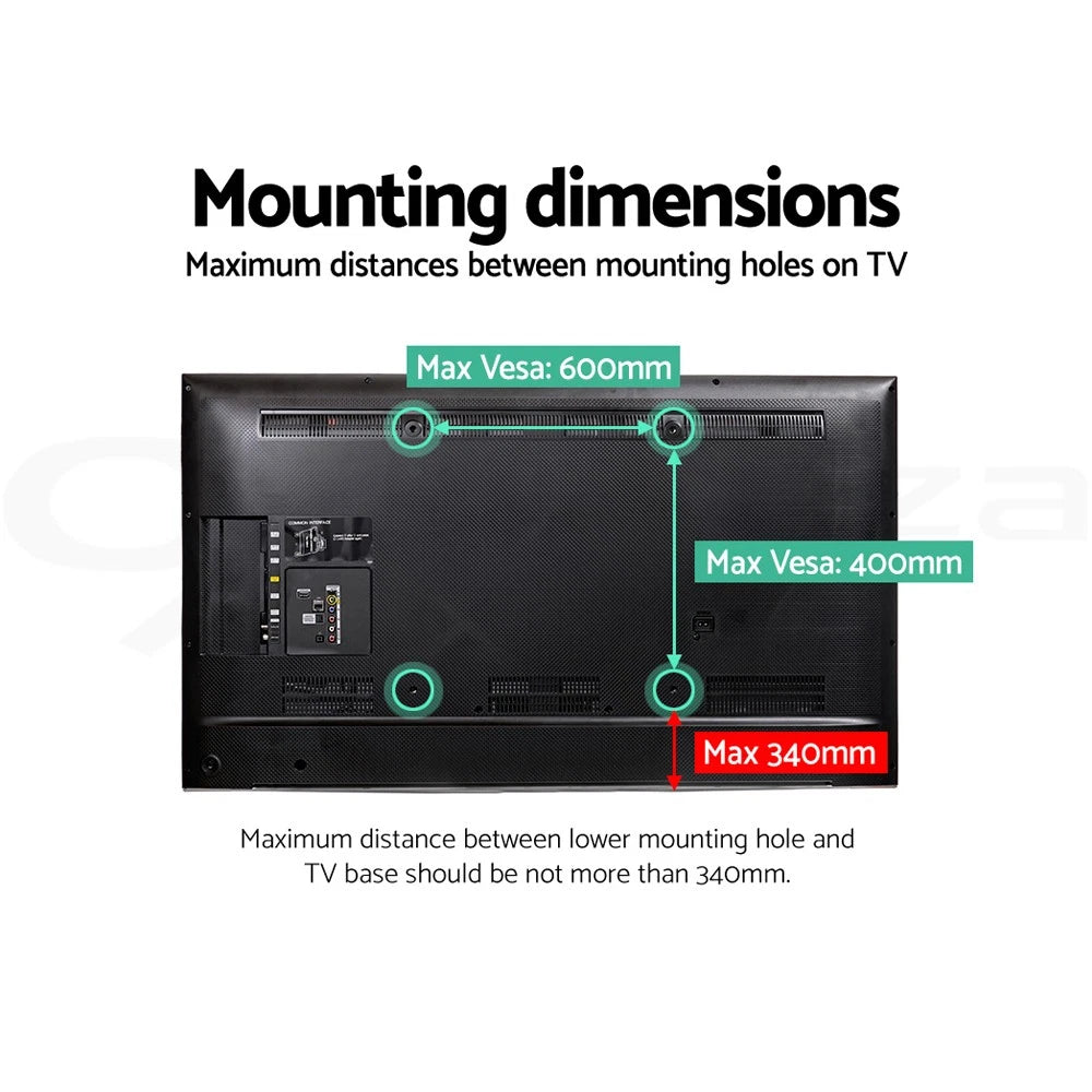 TV Stand with Mount Table Top Swivel Bracket Desktop 32 to 70 inch LED
