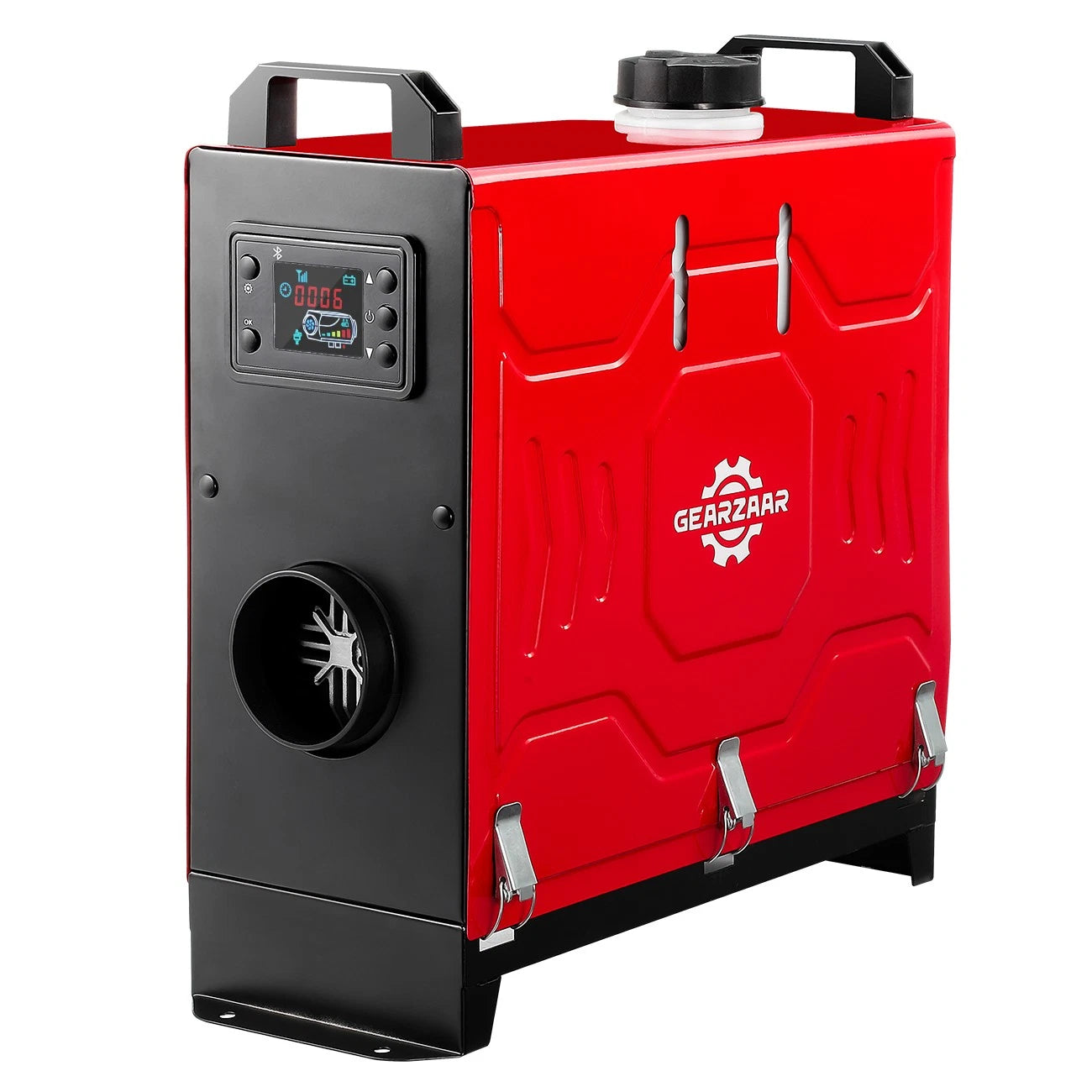 8KW Diesel Air Heater 12V 24V bluetooth App LCD Remote W/ 110-240V Volt Adapter
