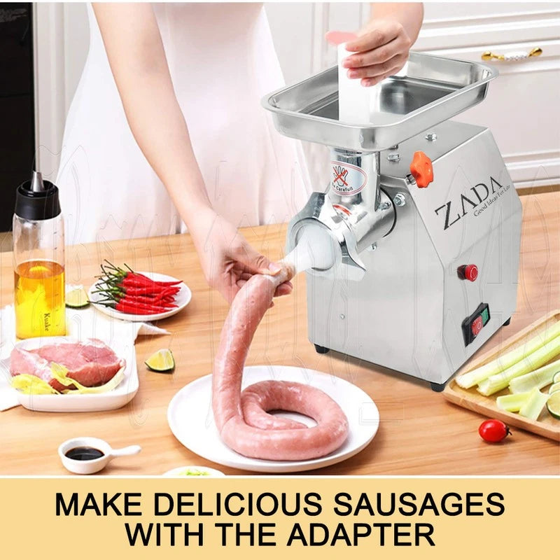 2200W Commercial Meat Grinder Electric Mincer Sausage Filler Maker 320kg/h AU