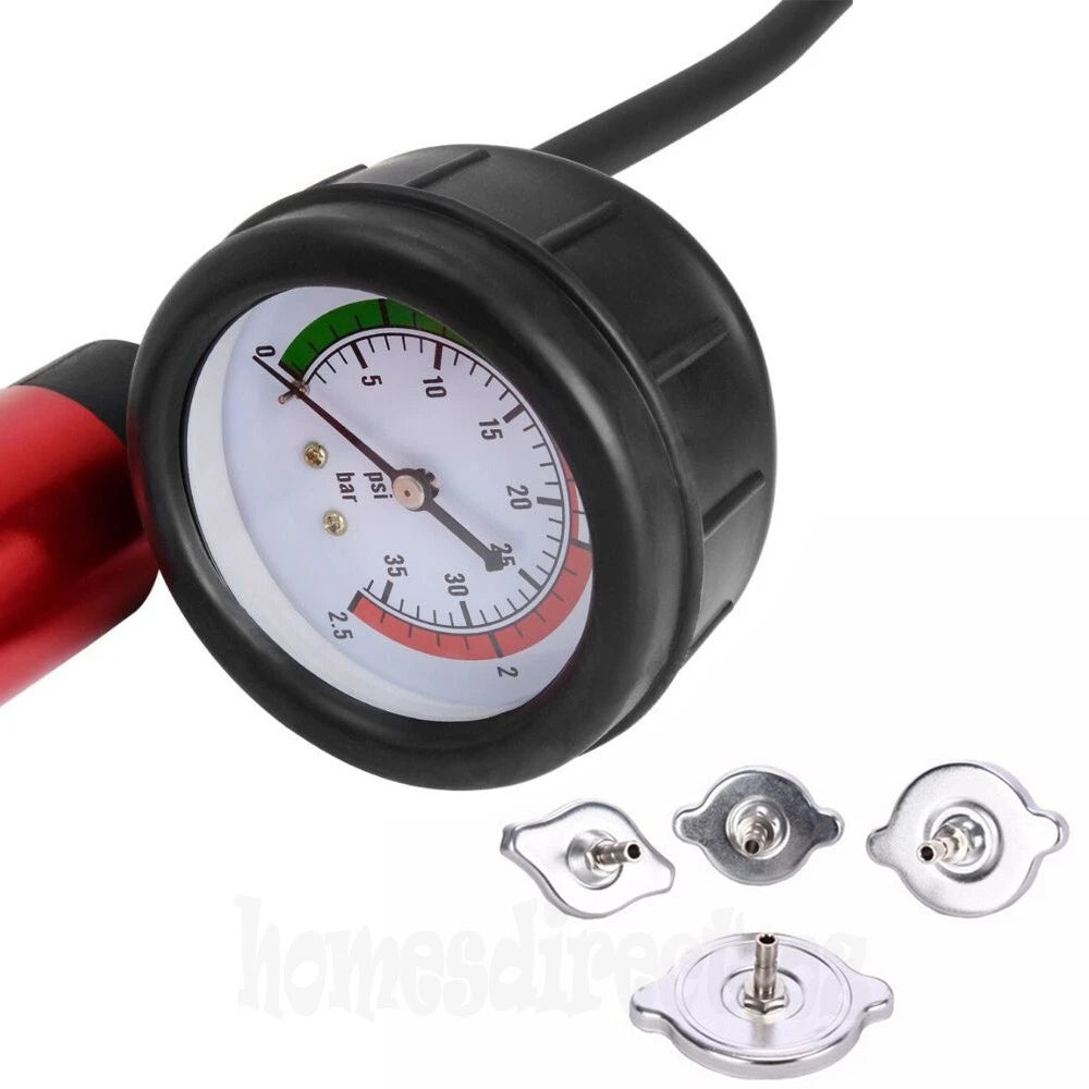 Coolant Pressure Tester Radiator Pressure Tester Cooling System Leak Detector AU