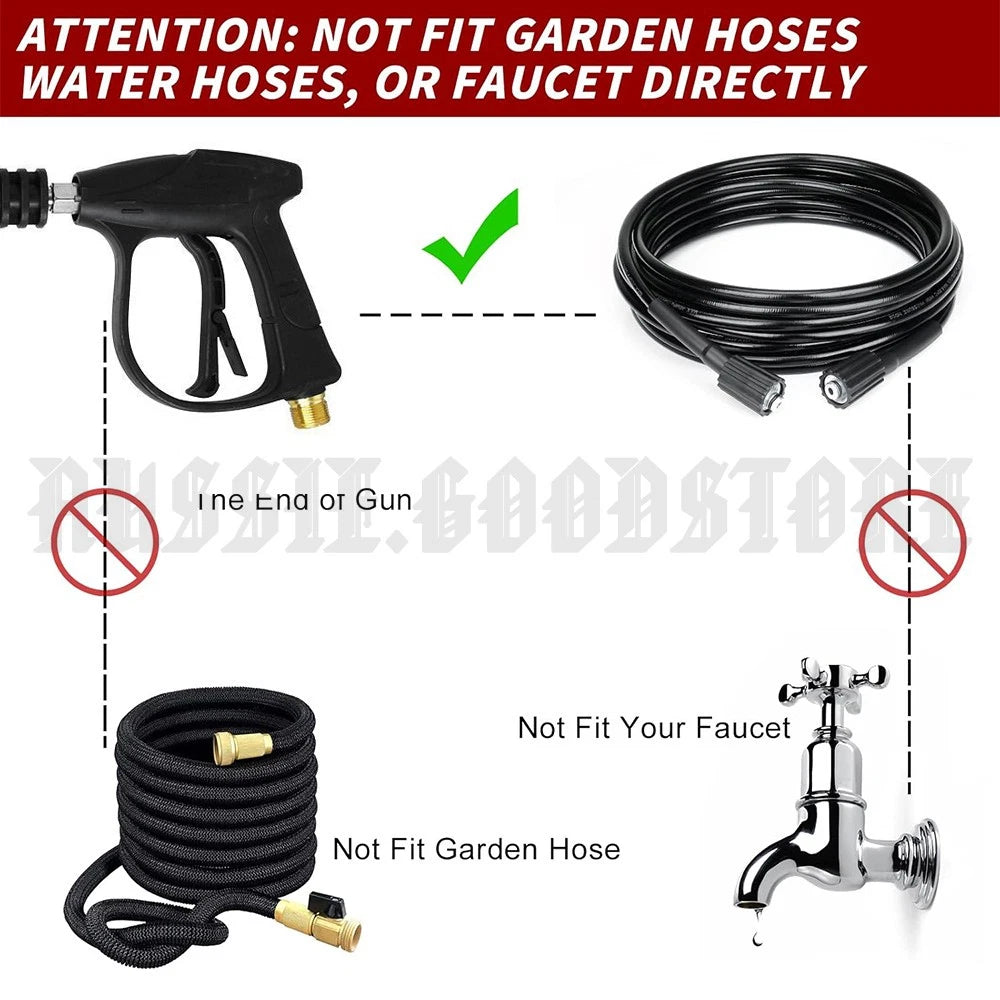4500PSI High Pressure Spray Gun Washer w/Nozzle 10m Water Tool Replacements OZ