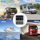 ✅5 Gang 12V Switch Panel LED Rocker USB ON-OFF Toggle For Car Boat Marine Caravan