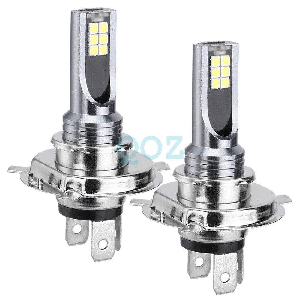 2x H4 LED Headlight Bulbs Kit Lamp Car 6500K Globes High Low Beam 14000LM
