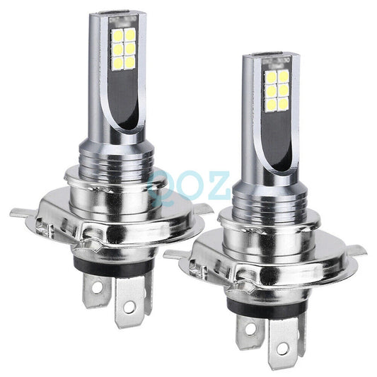 2x H4 LED Headlight Bulbs Kit Lamp Car 6500K Globes High Low Beam 14000LM