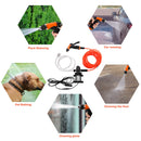 DC 12V 80W 130PSI High Pressure Car Washer Cleaner Water Wash Pump Sprayer Set
