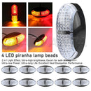 ✅10X Red Amber LED Clearance Lights Side Marker Lamp Trailer Truck Caravan Lorry