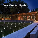 ✅4pcs Inground Solar Garden Light 8 LED Buried Recessed Outdoor Deck Path AU