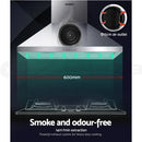 ✅600mm Range Hood 60cm Rangehood Kitchen Canopy LED Light Stainless Steel