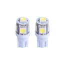 ✅10 x White T10 194 168 SMD 5050 LED Car Wedge Tail Side Parking Light Globe 12V