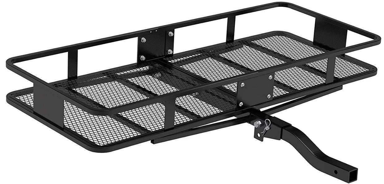 Foldable Luggage Rack Hitch Cargo Roof Carrier Mounted Basket Tow Bar Max. 230KG