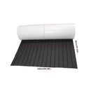 240×90cm Boat Decking EVA Foam Sheet Marine Yacht Teak Flooring Carpet Dark Grey